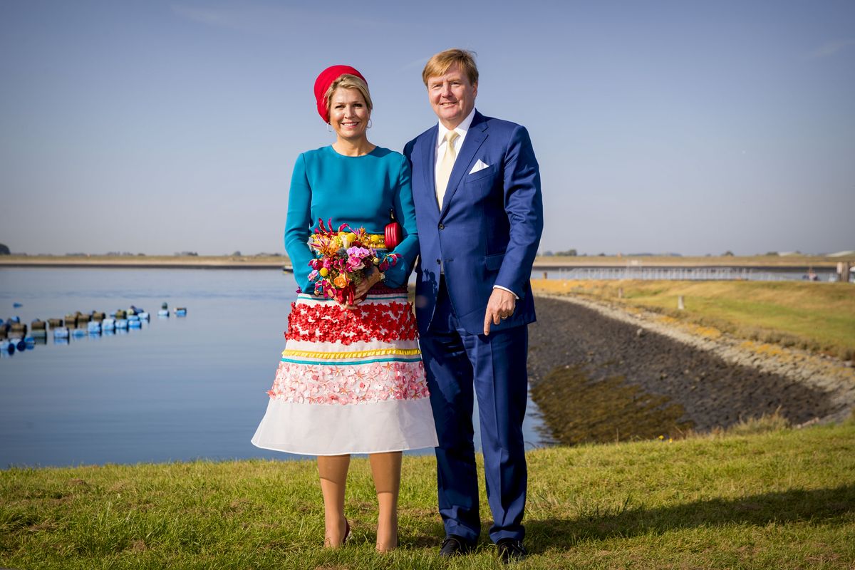 <p>It was florals all around when Maxima and King Willem-Alexander visited Zeeland.</p>