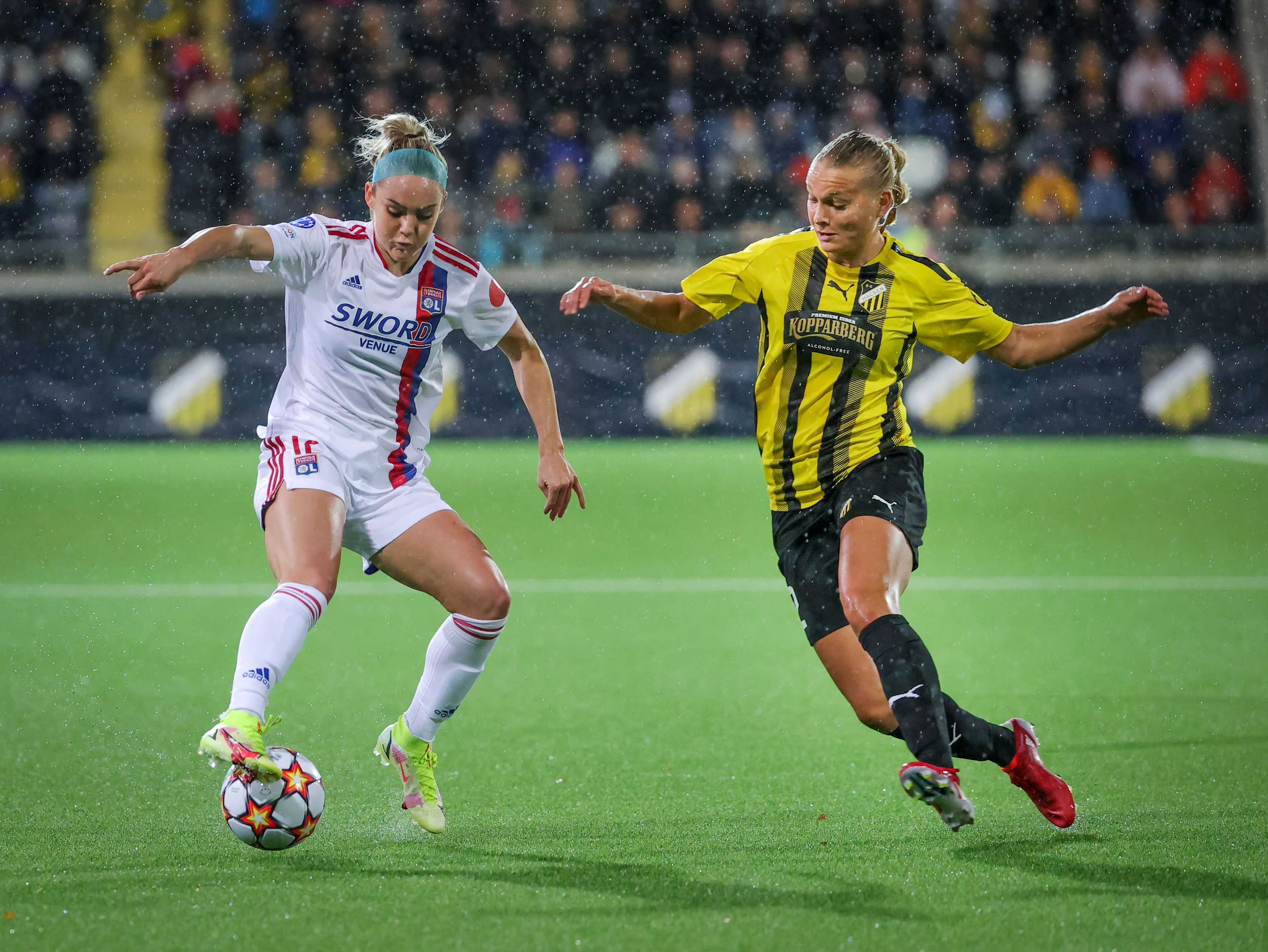 Danish soccer star Stine Larsen in images