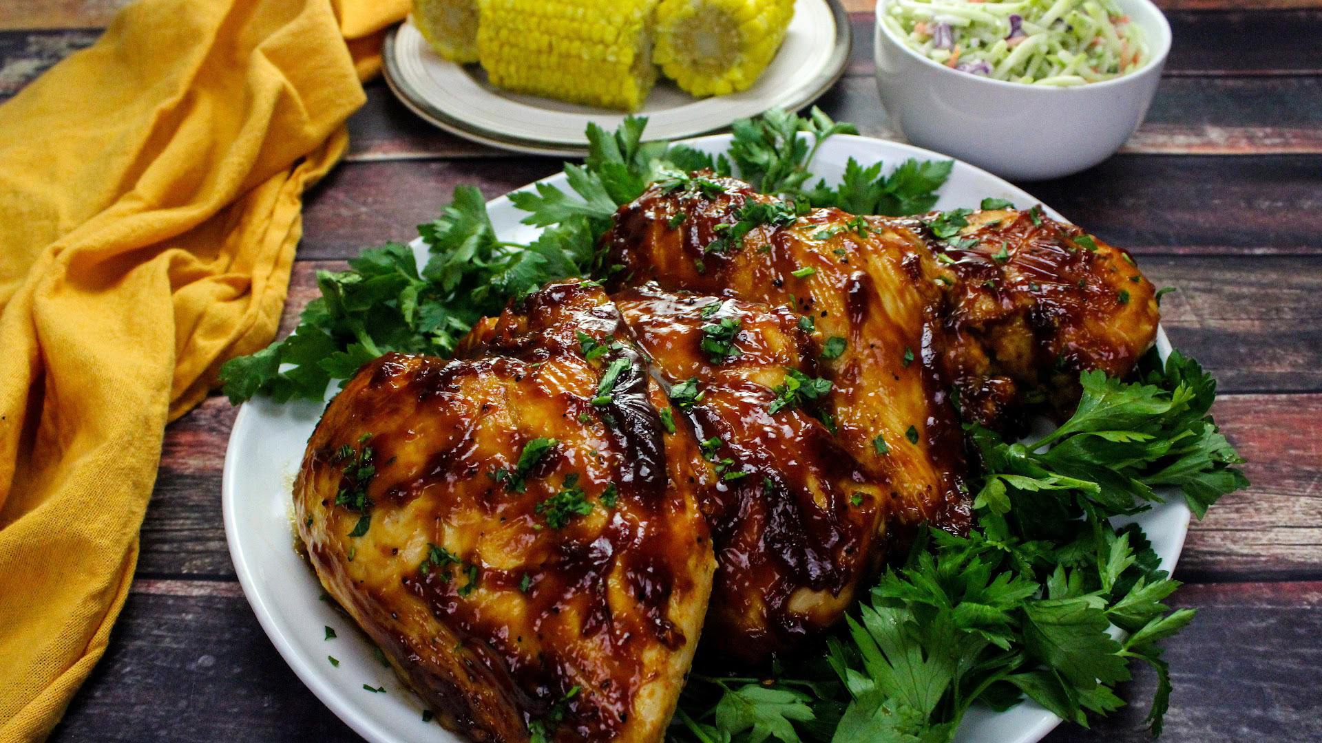 The Recipe Fits Its Name! Super Moist Oven Baked Bbq Chicken