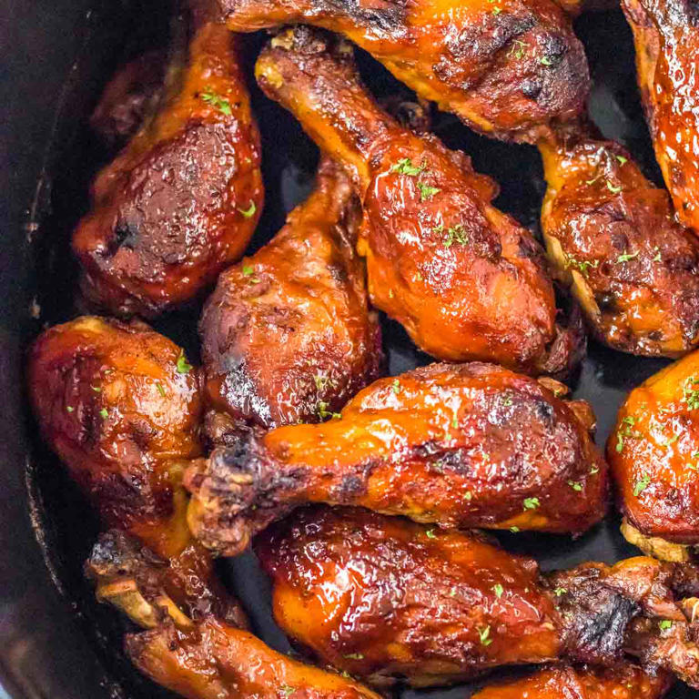 Slow Cooker BBQ Chicken Legs are Finger-Lickin' Good