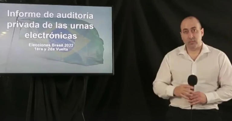 Em live, Cerimedo afirmou que houve fraude nas eleições brasileiras