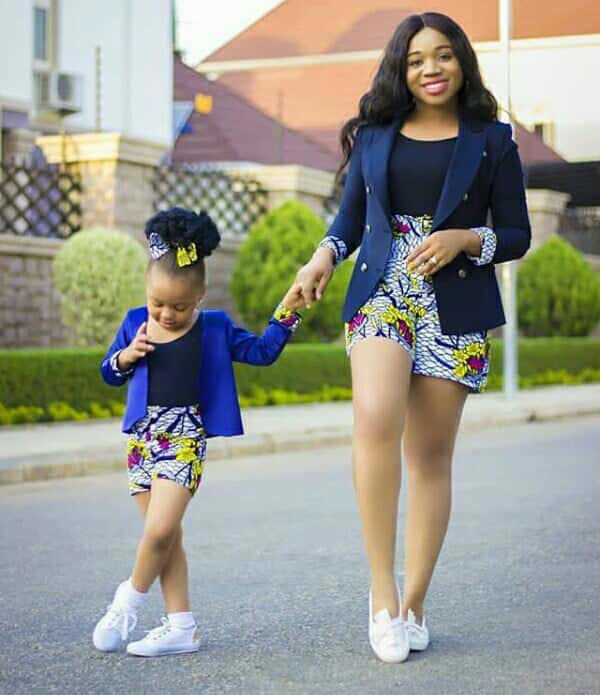 Mother and daughter rocking matching Kampala shorts. Photo: Clipkulture Source: Instagram