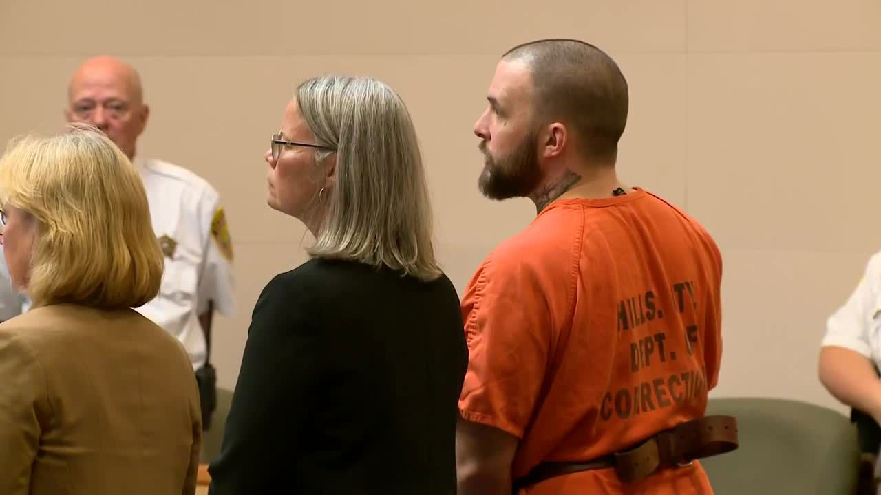 Raw court video: Judge sentences Adam Montgomery in weapons case