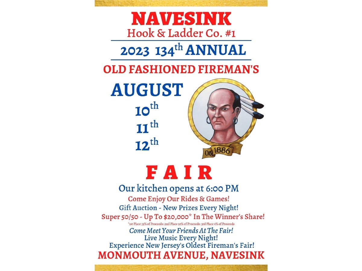 Navesink Hook & Ladder Fireman's Fair Aug. 1012