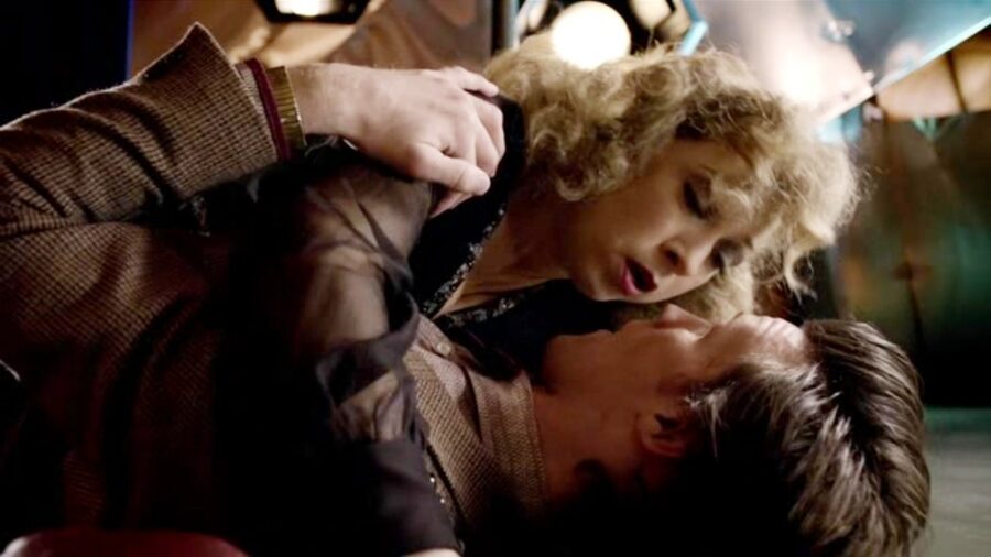 Alex Kingston as River Song and Matt Smith as The Doctor on <a>Doctor Who</a>
