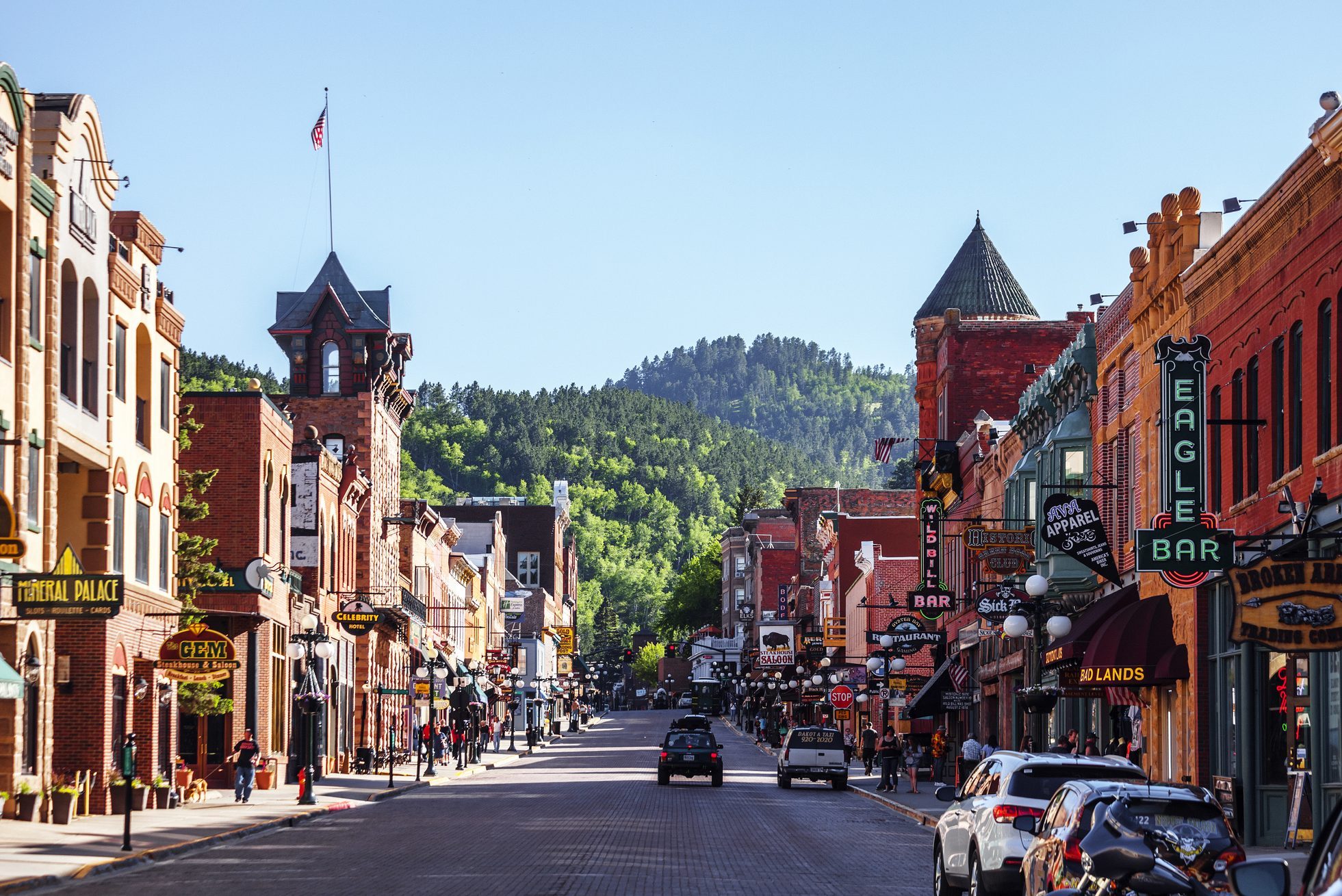 <p>It's more than an HBO show: <a href="https://www.tripadvisor.com/Attractions-g54578-Activities-Deadwood_South_Dakota.html" rel="noopener">Deadwood, South Dakota</a>, is the town where Wild Bill Hickock was shot in the back while playing poker. It's also where Calamity Jane is buried. Deadwood has all the makings of a Wild West ghost town, but it's thriving these days, thanks in part to the Deadwood Historic District, which takes you back in time to Deadwood's Golden Age—a time when everyone was rushing to dig up the gold from the Black Hills and lawlessness was pretty much the law.</p> <p class="listicle-page__cta-button-shop"><a class="shop-btn" href="https://www.tripadvisor.com/Attractions-g54578-Activities-Deadwood_South_Dakota.html">Learn More</a></p>