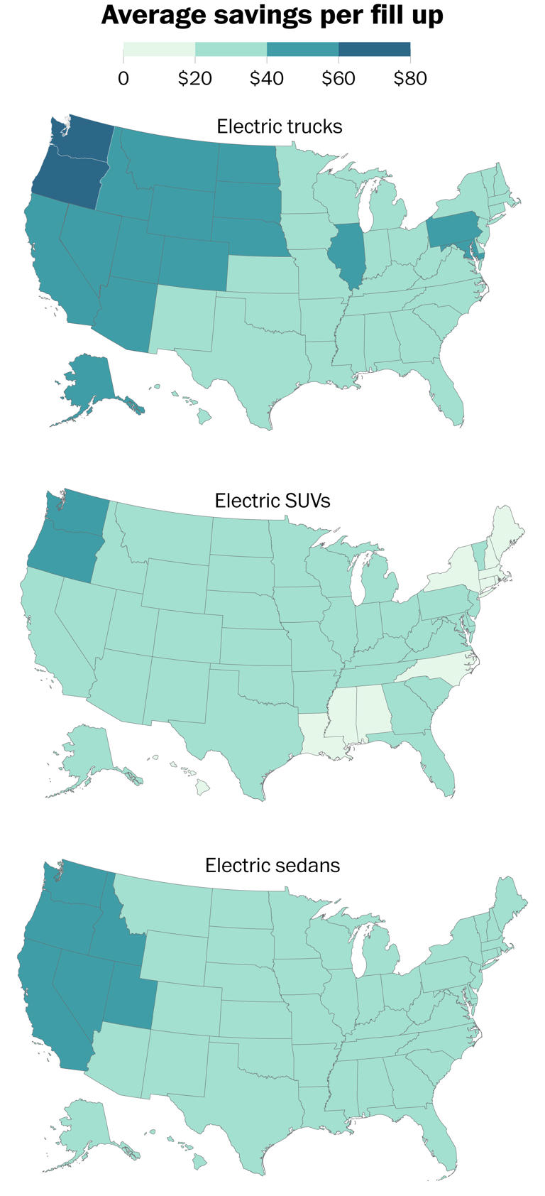 Tale of 2 road trips: Are gasoline vehicles cheaper to fill up than EVs?
