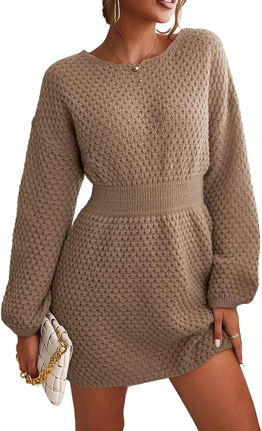 <p><a href="https://www.amazon.com/CUPSHE-Womens-Pullover-Sweater-Dresses/dp/B0BDFVHWNC/ref=sr_1_40?th=1&psc=1">BUY NOW</a></p><p>$35</p><p><a href="https://www.amazon.com/CUPSHE-Womens-Pullover-Sweater-Dresses/dp/B0BDFVHWNC/ref=sr_1_40?th=1&psc=1" class="ga-track"><strong>Cupshe Pullover Sweater Dress</strong></a> ($35)</p> <p>Go dressier for dinner at a specialty restaurant with a chic sweater dress. This style boasts a trendy honeycomb knit, a versatile neutral hue, and a flirty short hemline.</p>