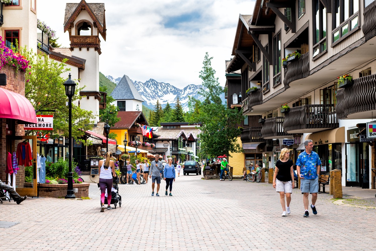 <p>While you may hear "Vail" and immediately think of skiing, this small town actually has a lot to offer all year round.</p><p>"For families who crave outdoor adventures, Vail is a great destination option," <strong>Terika L. Haynes</strong>, DBA, CEO and founder at <a rel="noopener noreferrer external nofollow" href="https://www.sodynamite.com/">Dynamite Travel</a>, says. "From skiing and snowboarding during the winter season to hiking and mountain biking in the summer, Vail has a plethora of activities for adventurous adult souls. Luxurious ski-in/ski-out chalets, exclusive mountain lodges, and high-end resorts ensure that families can retire in style after a day filled with thrilling escapades."</p><p>As a bonus, if you wait to visit Vail until your kids are older, you can also skip the bunny slope and easy trails in favor of more challenging runs and hikes.<p><strong>RELATED: <a rel="noopener noreferrer external nofollow" href="https://bestlifeonline.com/best-three-day-weekend-trips-us-news/">The 10 Best 3-Day Weekend Trips in the U.S.</a></strong></p></p>