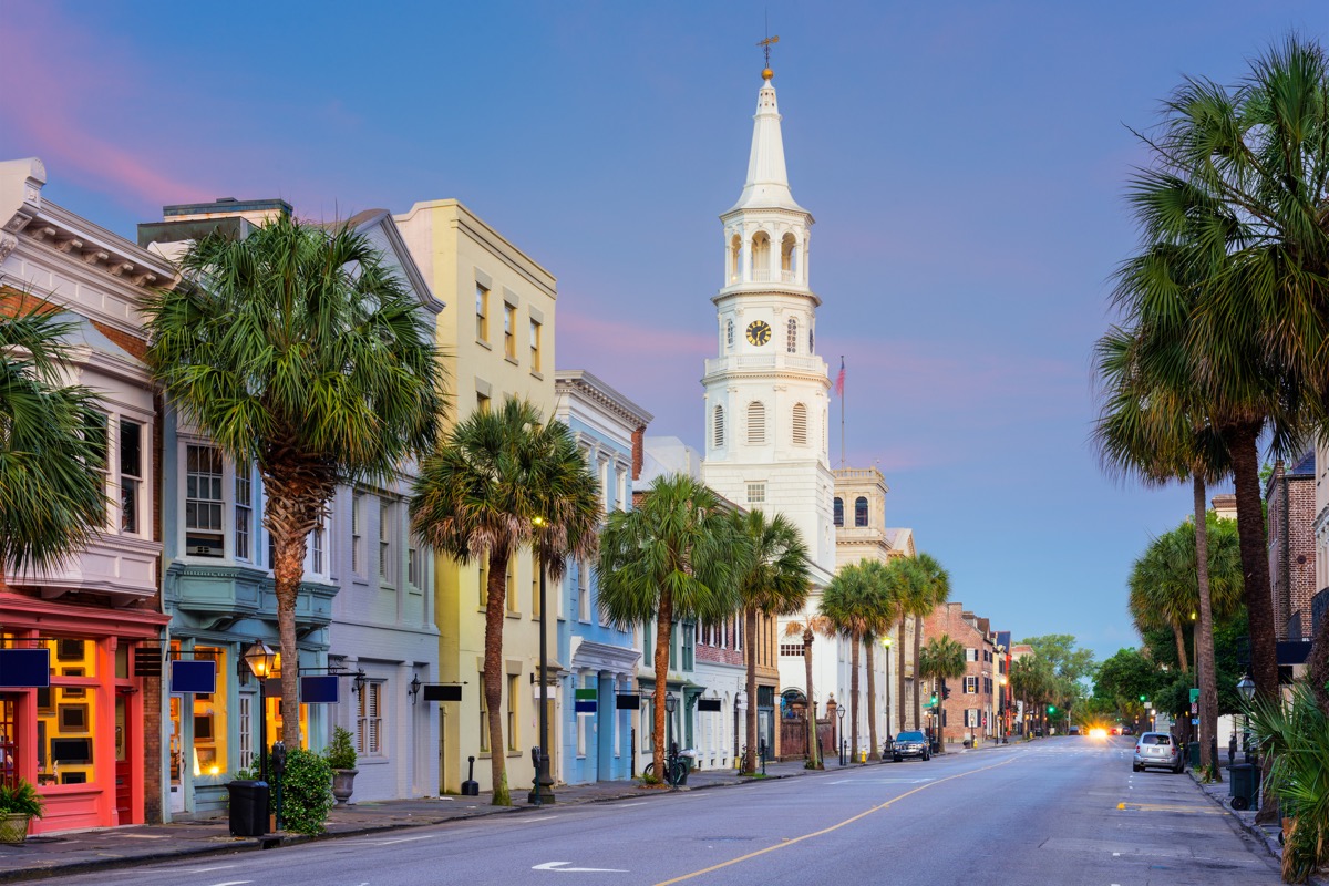 <p>Embrace true Southern charm in the coastal town of Charleston, South Carolina. This spot is a great destination for parents and kids who bond over their love of history or a good meal. According to Haynes, Charleston "boldly displays history, culture, and Southern hospitality."</p><p>"Travelers can stroll along cobblestone streets, discover historic landmarks, and immerse themselves in the city's vibrant art and culinary scene," she adds. "Charleston's upscale boutique hotels and lavish historic mansions offer a sophisticated setting for families to unwind and create lasting memories."<p><strong>RELATED: <a rel="noopener noreferrer external nofollow" href="https://bestlifeonline.com/best-us-tourist-traps/">7 Major U.S. Tourist Traps That Are Actually Awesome</a>.</strong></p></p>