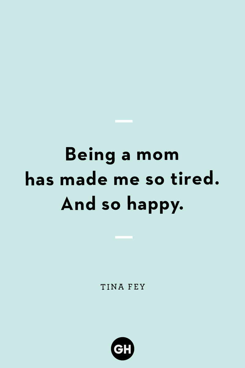 <p>Being a mom has made me so tired. And so happy.</p>