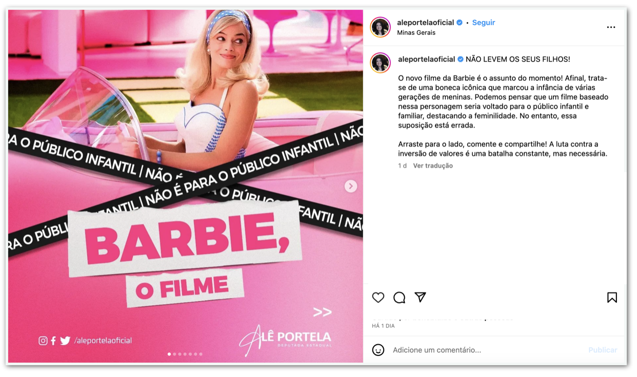 Filme Barbie não é para o público infantil; entenda o motivo