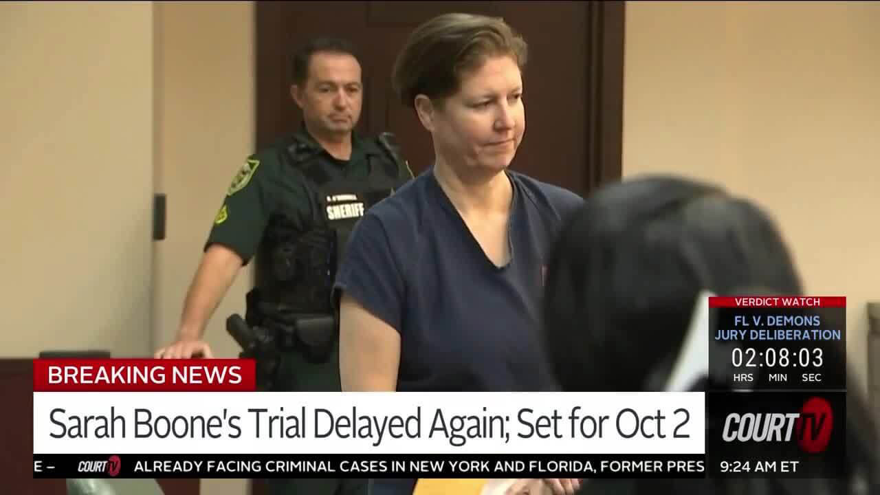 Suitcase Murder Trial Sarah Boone Status Hearing