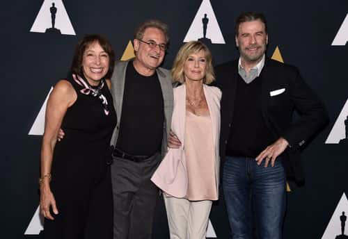 Didi Conn, Barry Pearl, Olivia Newton-John and John Travolta attend the "Grease" 40th anniversary screening at Samuel Goldwyn Theater (Alberto E. Rodriguez/Getty Images)