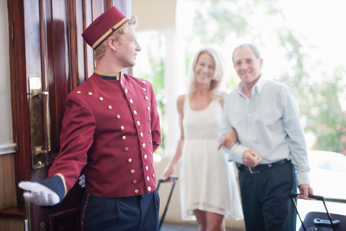 <p>There are few places where tipping is expected more than in a hotel. That's because, from the front desk attendant who fields your calls for more pillows to the housekeeping staff who grace your room with turndown service, there's no shortage of team members on staff working hard to make your stay enjoyable.</p><p>"The bellhop should be tipped for hauling your bags to your room. The maids should be tipped for cleaning your room. If you make use of the concierge service, you should tip based on the level of service received," says Hirst.<strong>Jodi RR Smith</strong>, founder and owner of <a rel="noopener noreferrer external nofollow" href="http://www.mannersmith.com/">Mannersmith Etiquette Consulting</a>, says you should also remember to include the room service staff, the valet who parks your car or helps to get a taxi, and anyone else who provides you with a notable service.</p>