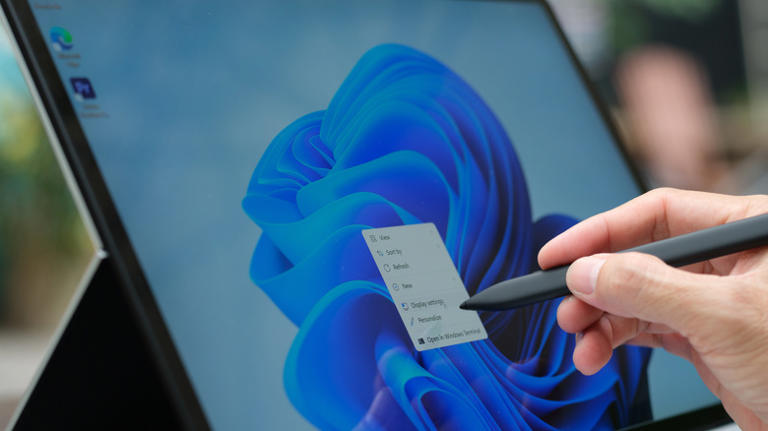 hand writing on windows 11 device