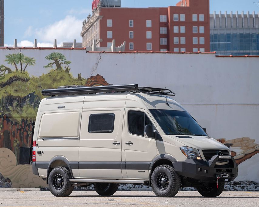 <p>The Class B — commonly called van campers — is another category that lends itself well to smaller footprint RVs, and <a href="https://www.winnebago.com/models/product/motorhomes/camper-van/revel">Winnebago's Revel</a> is a popular, award-winning choice in this genre. It's the first off-road ready camper to be mass-produced and sold in the U.S. in decades, and <a href="https://www.outsideonline.com/2390074/winnebago-revel-camper">Outside magazine</a> called it a "breakthrough camper van." It includes a power-lift bed with under-bed storage, an all-in-one gear closet and wet bath, and swivel cab seats, as well as a kitchen with single-burner induction cooktop, stowable countertop extension, and 2.5 cubic foot fridge. </p>