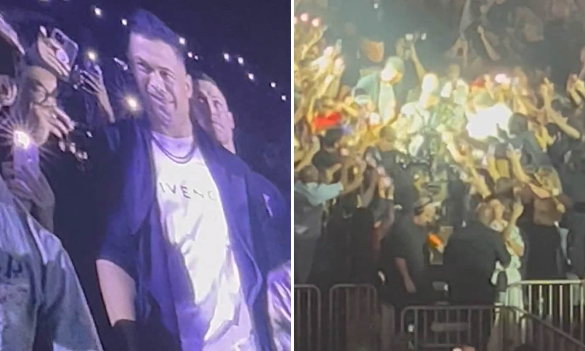 Drake walks out for MSG show with Aaron Judge and Giancarlo Stanton