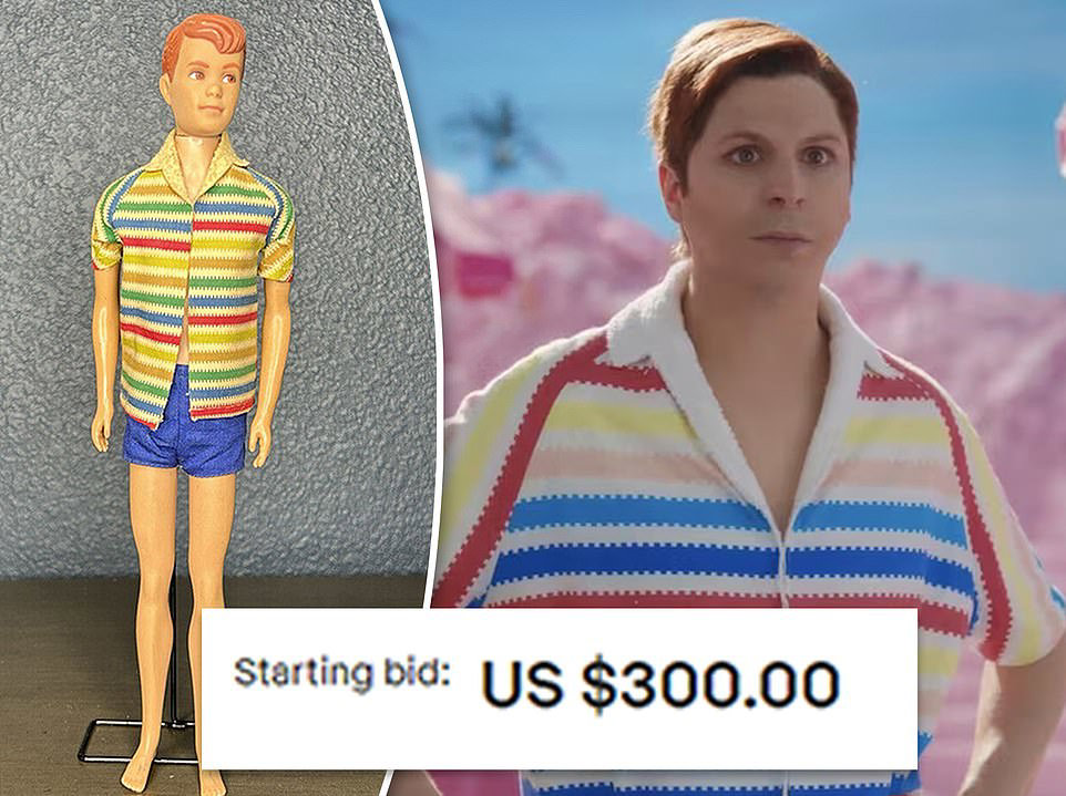 Barbie fans race to  to snap up 'Allan' dolls for $300 - after Michael  Cera's character became the unsung hero of the blockbuster movie