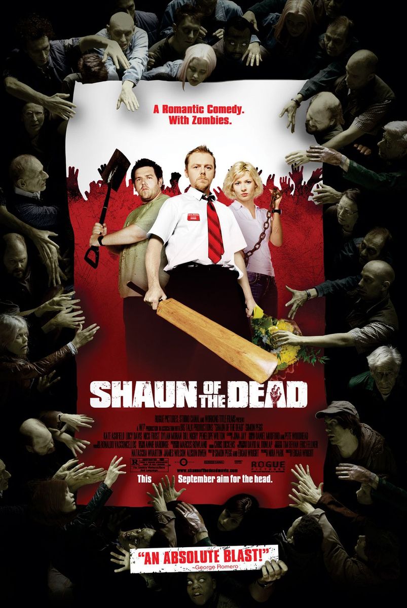 <p>Trying to decide between a horror movie or a comedy for your next movie night? Shaun of the Dead is the perfect compromise. This 2004 zombie comedy tells the story of electronics salesman Shaun, played by Simon Pegg, whose boring day-to-day life gets turned upside down when he and his best friend have to fight off a zombie apocalypse and save his girlfriend. It's not every day a zombie takeover is so successfully infused with humor which is why we've added it to our best movie list. </p>