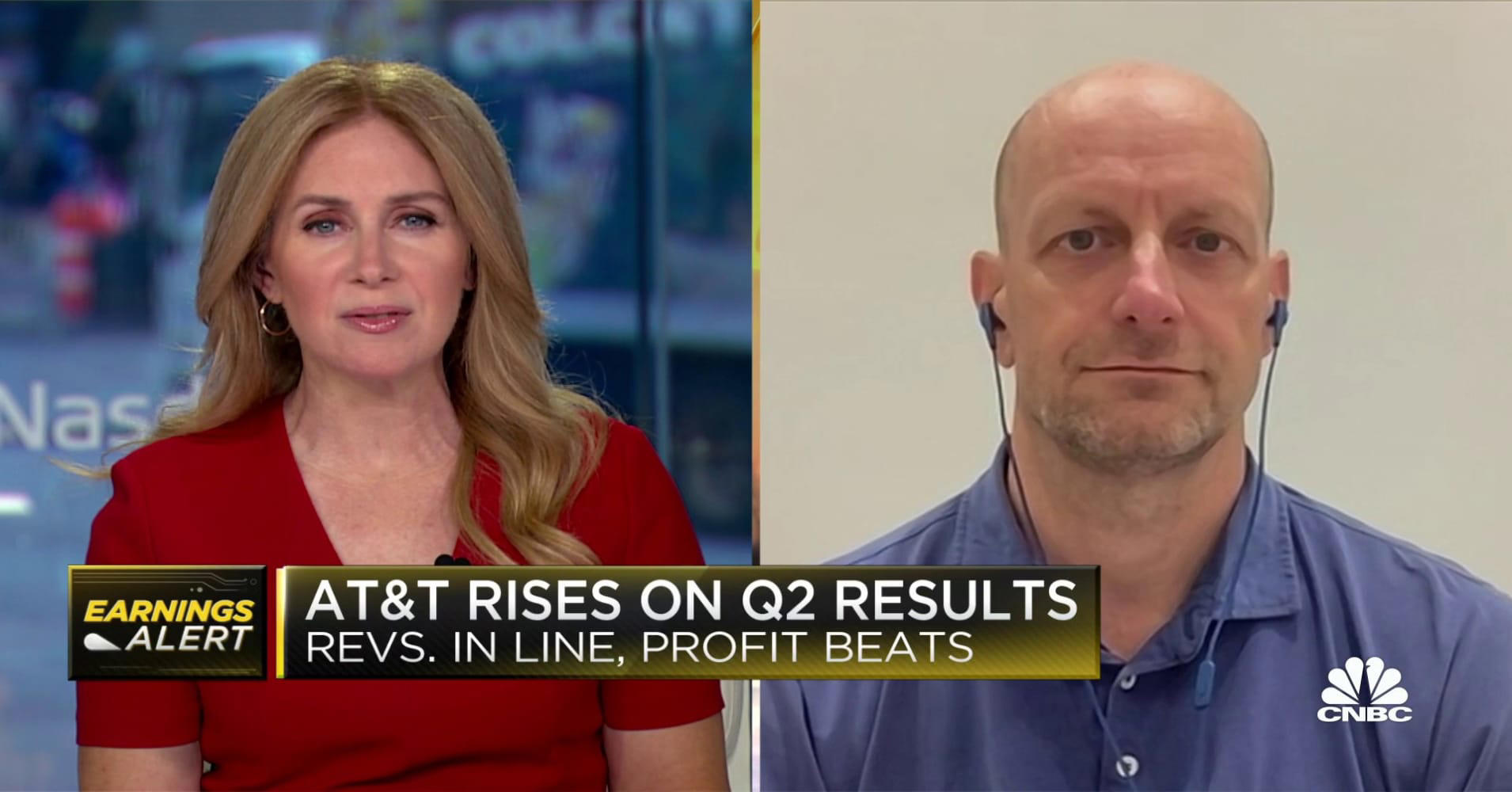 UBS' John Hodulik on AT&T Q2 earnings Things are very much on track