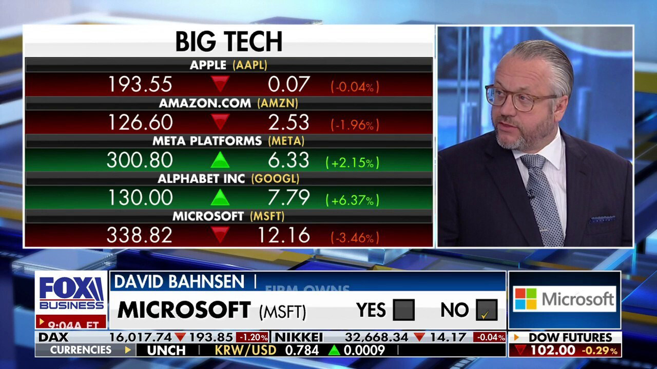 Microsoft did nothing wrong to deserve stock drop: David Bahnsen