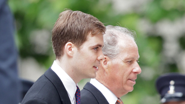 Charles Armstrong-Jones and the Earl of Snowdon