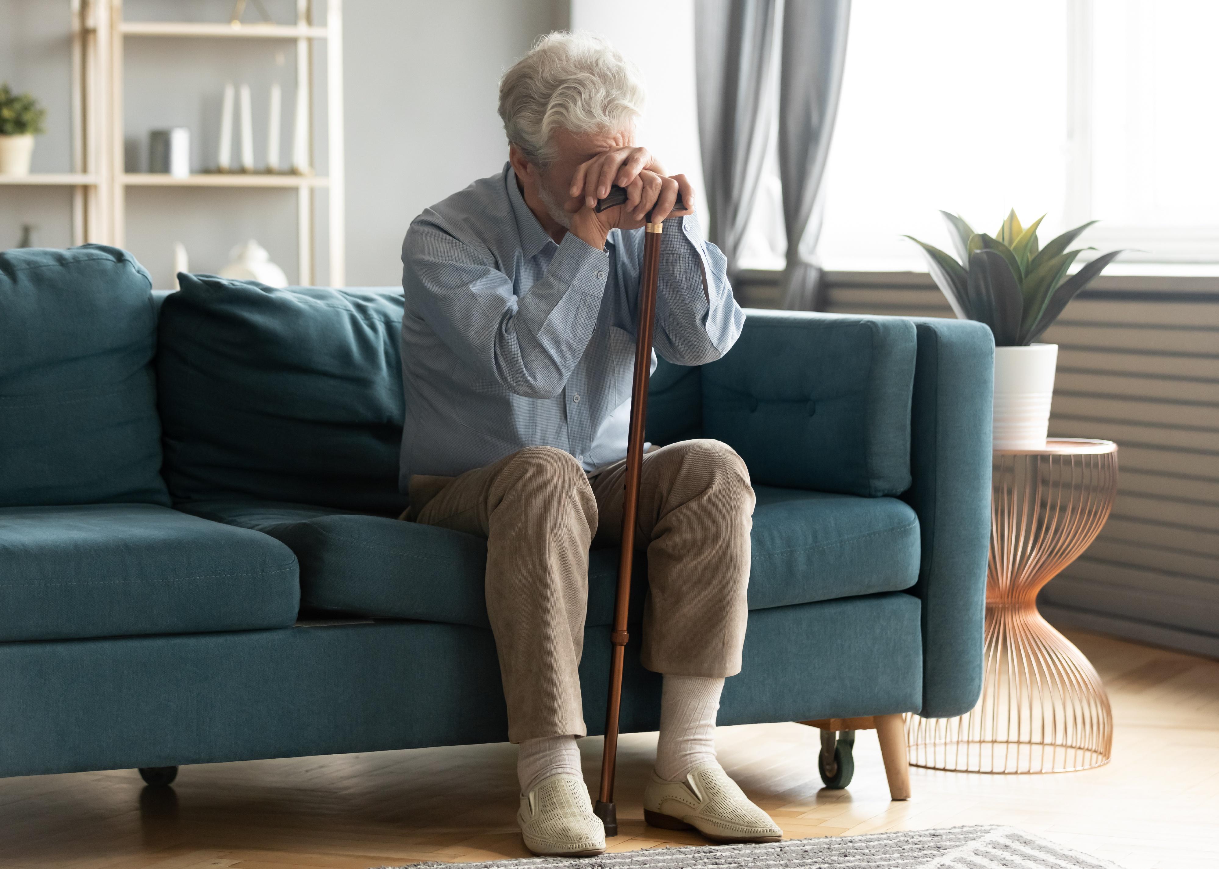 <p>Seniors may show signs of being <a href="https://www.healthline.com/health/agitated-depression">agitated, busy, or short-tempered</a> by manifesting consistent nervous behaviors. They can repeatedly tap their fingers against a table, fidget, or repeat movements. They may also fixate on specific daily tasks such as cleaning and organizing, moving objects from one place to another, or making up excuses to try to leave the house. These and other demonstrations of restlessness, while a common symptom in Alzheimer's patients, can also be a sign of depression, especially when combined with episodes of irritability.</p>