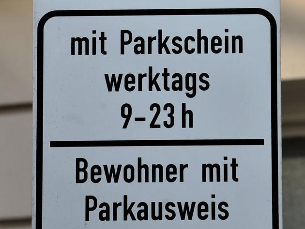 Parkplakette mit Firmeneindruck - Parkausweis