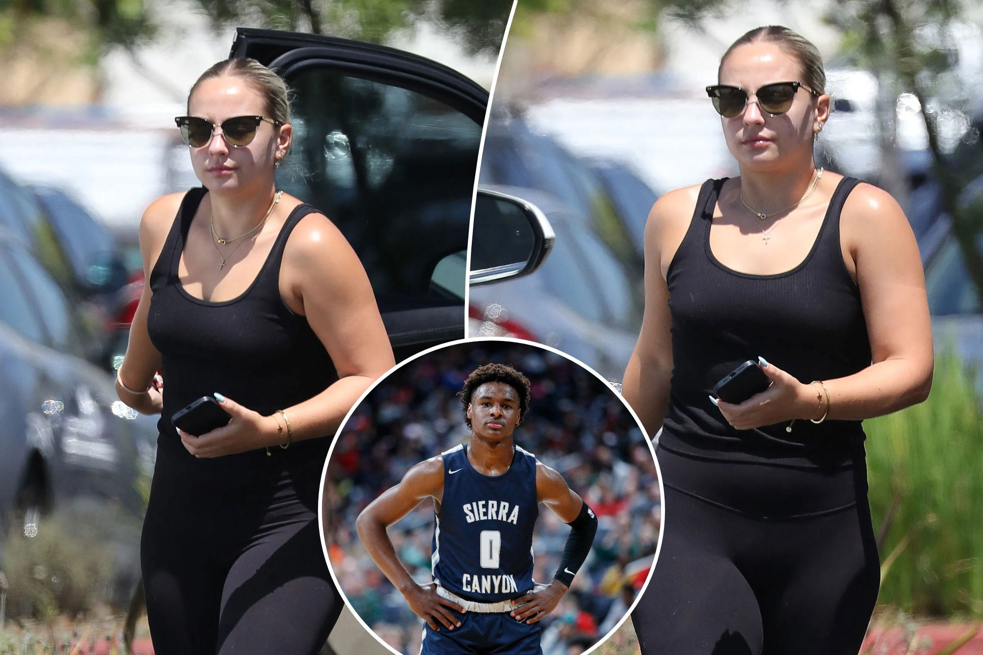 Bronny James’ girlfriend Peyton Gelfuso spotted for first time after ...