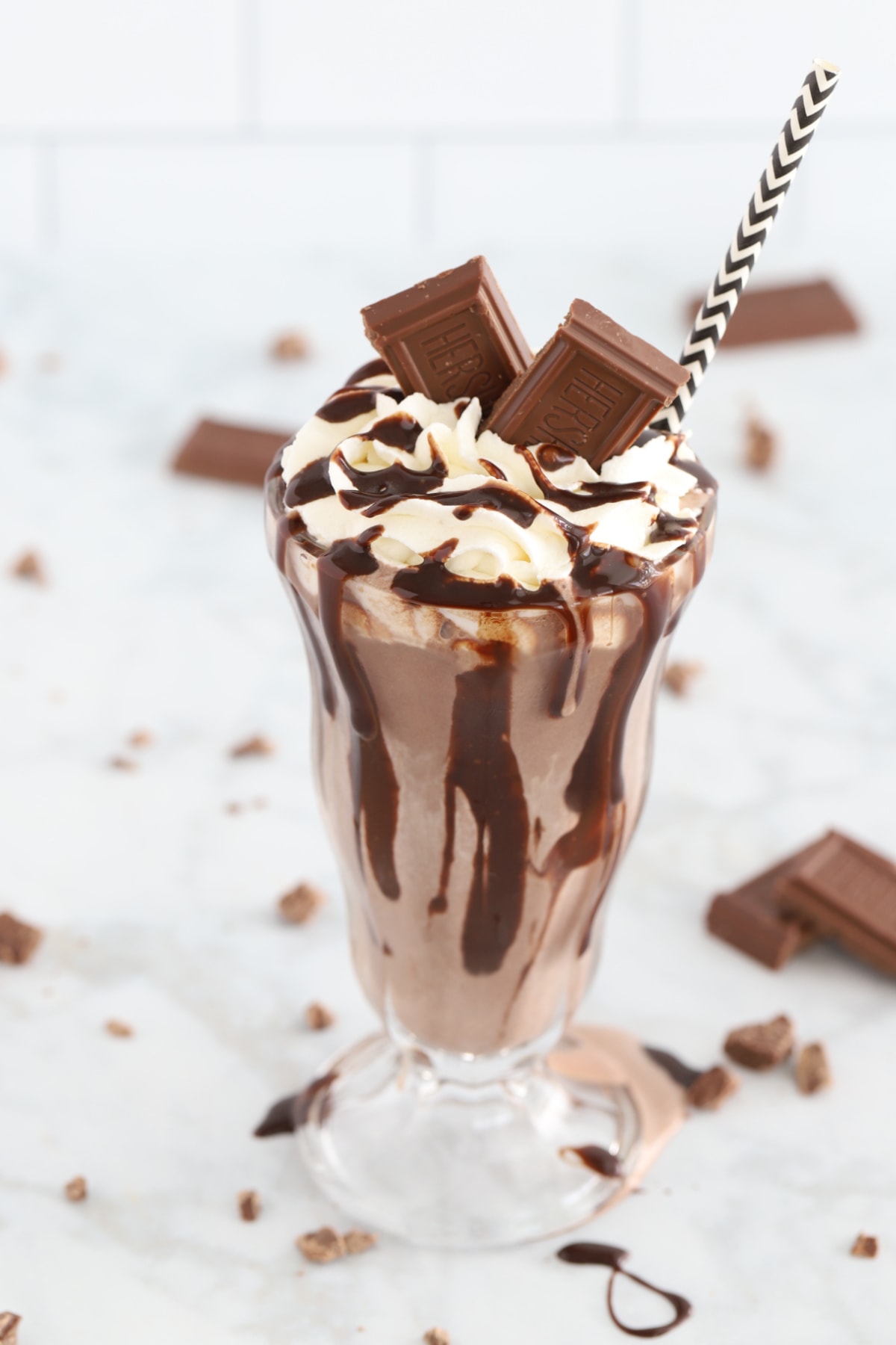 Easy Chocolate Milkshake Recipe