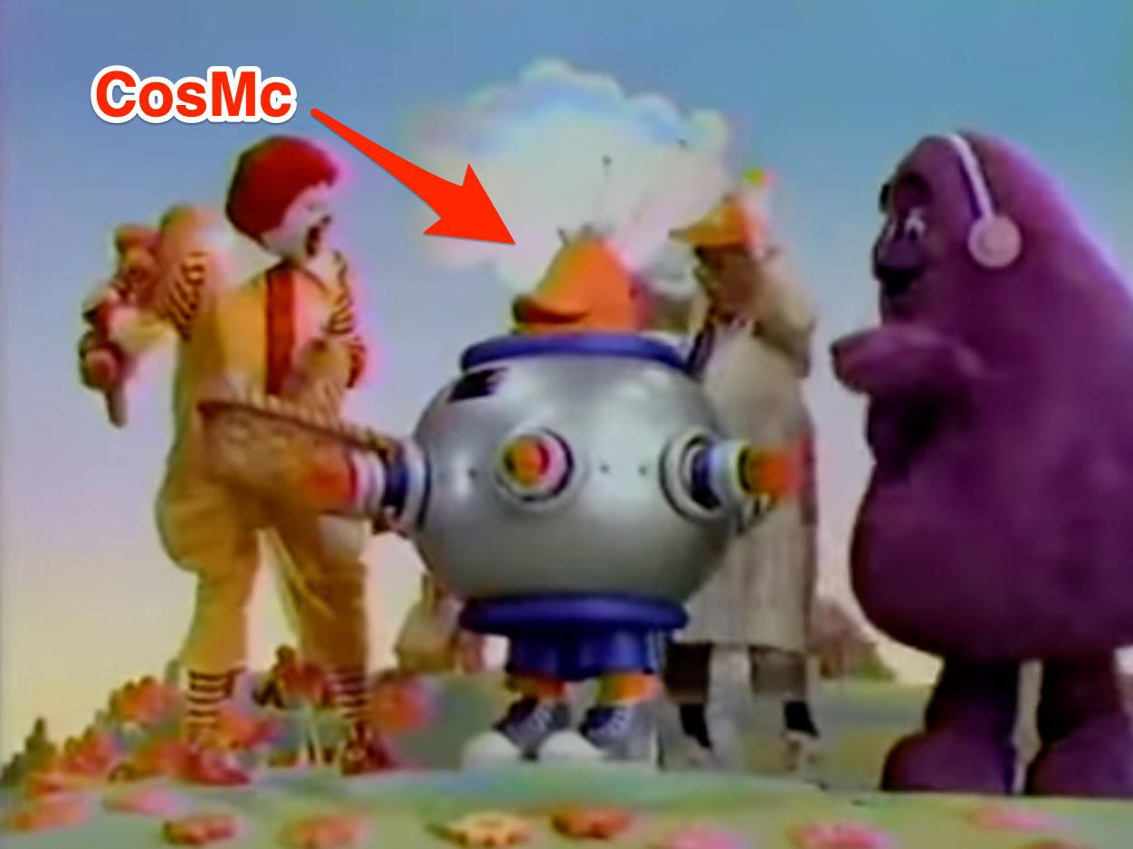 Meet CosMc, the obscure alien McDonald's mascot behind its new