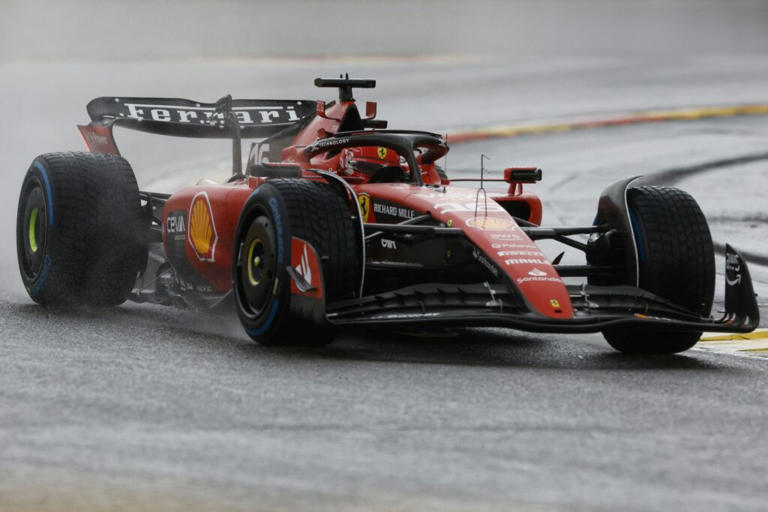 Charles Leclerc é o pole-position para o GP da Bélgica (Foto: AFP).
