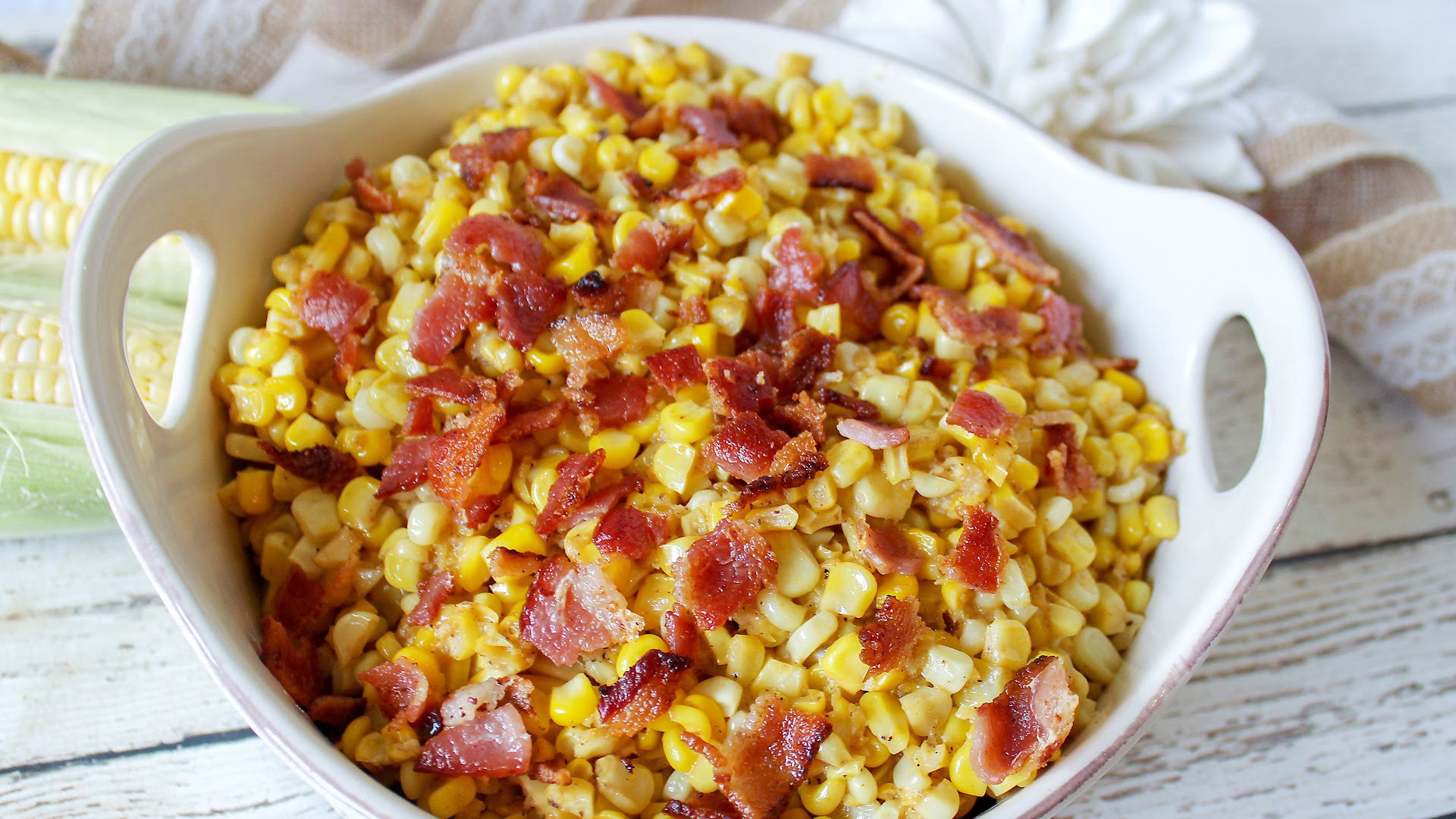 Oh My Goodness, This Fried Corn Recipe Is So Good! Bacon Fried Corn