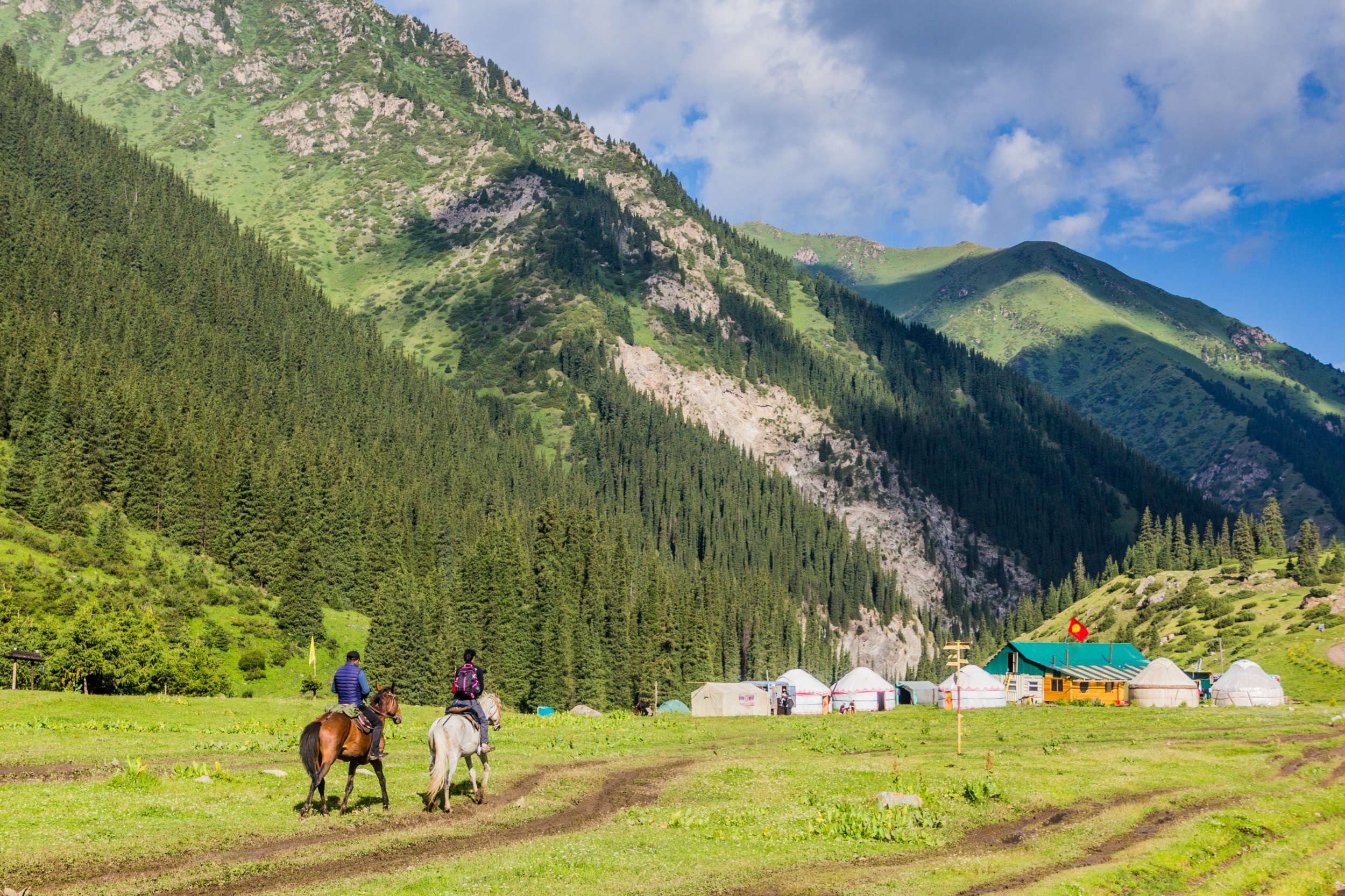<p>Horse riding is a national pastime in Kyrgyzstan, and visitors are more than welcome to take part in it. Horse treks provide a sample of traditional nomadic life and are a great way to see the country's landscapes.</p><p>You may also like: <a href='https://www.yardbarker.com/lifestyle/articles/20_signs_that_youre_obviously_an_american_abroad/s1__39017233'>20 signs that you’re obviously an American abroad</a></p>