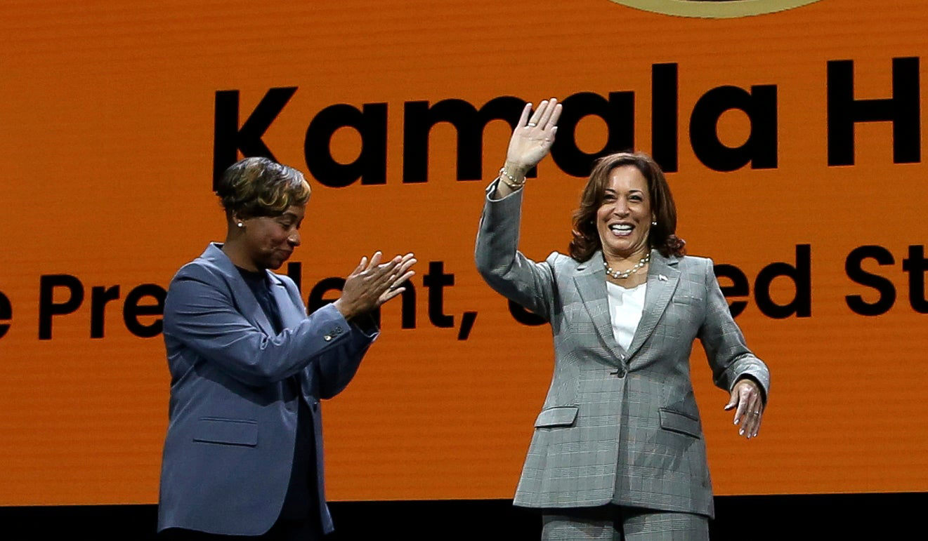 Vice President Kamala Harris Speaks At Naacp Convention In Boston