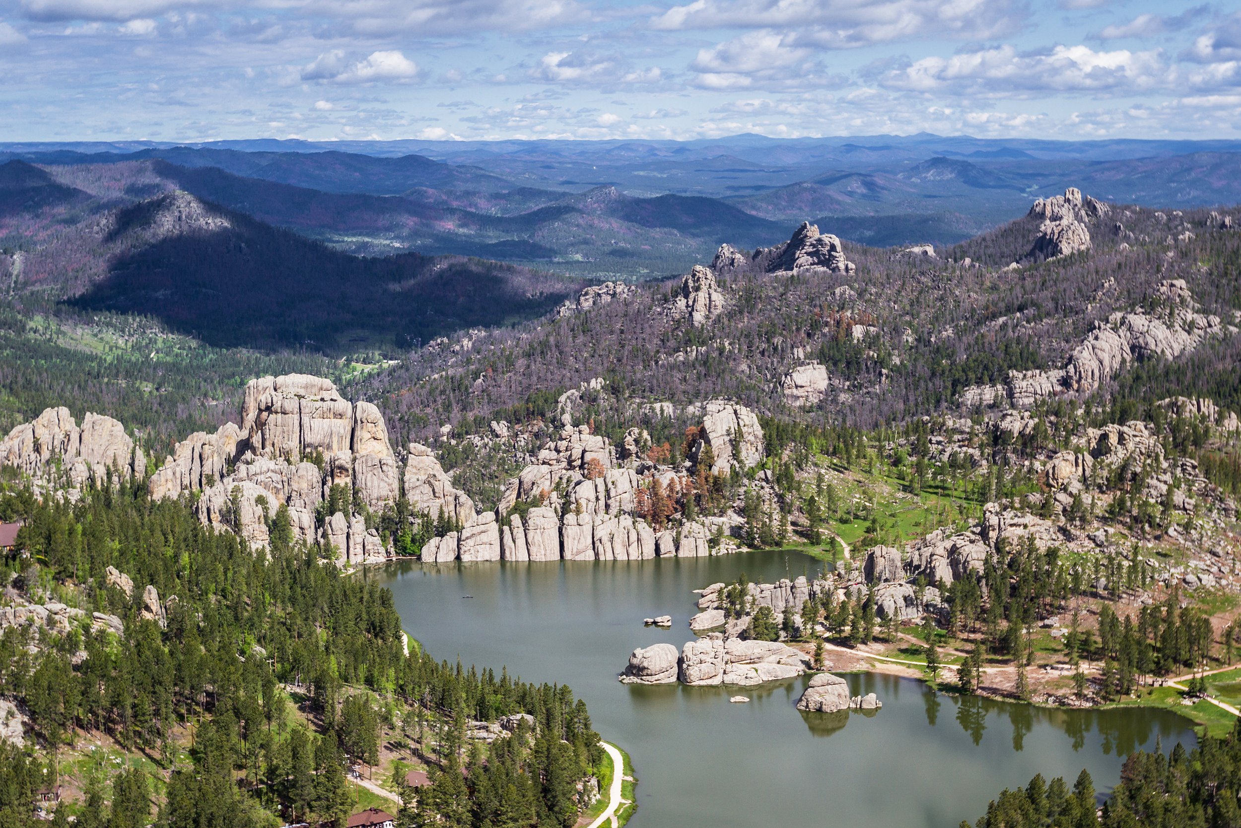 <p>One of the country's finest scenic byways is this 70-mile excursion through the iconic Black Hills of western South Dakota. Keep your eyes peeled for the plentiful wildlife popping up amid the region's jagged rock formations as you make your way through Custer State Park, the Black Elk National Wilderness Area, and Norbeck Wildlife Preserve. </p>