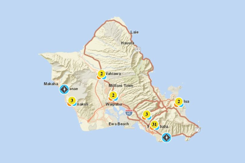 Hawaii wildfires map shows where Maui and Lahaina fire has spread on island