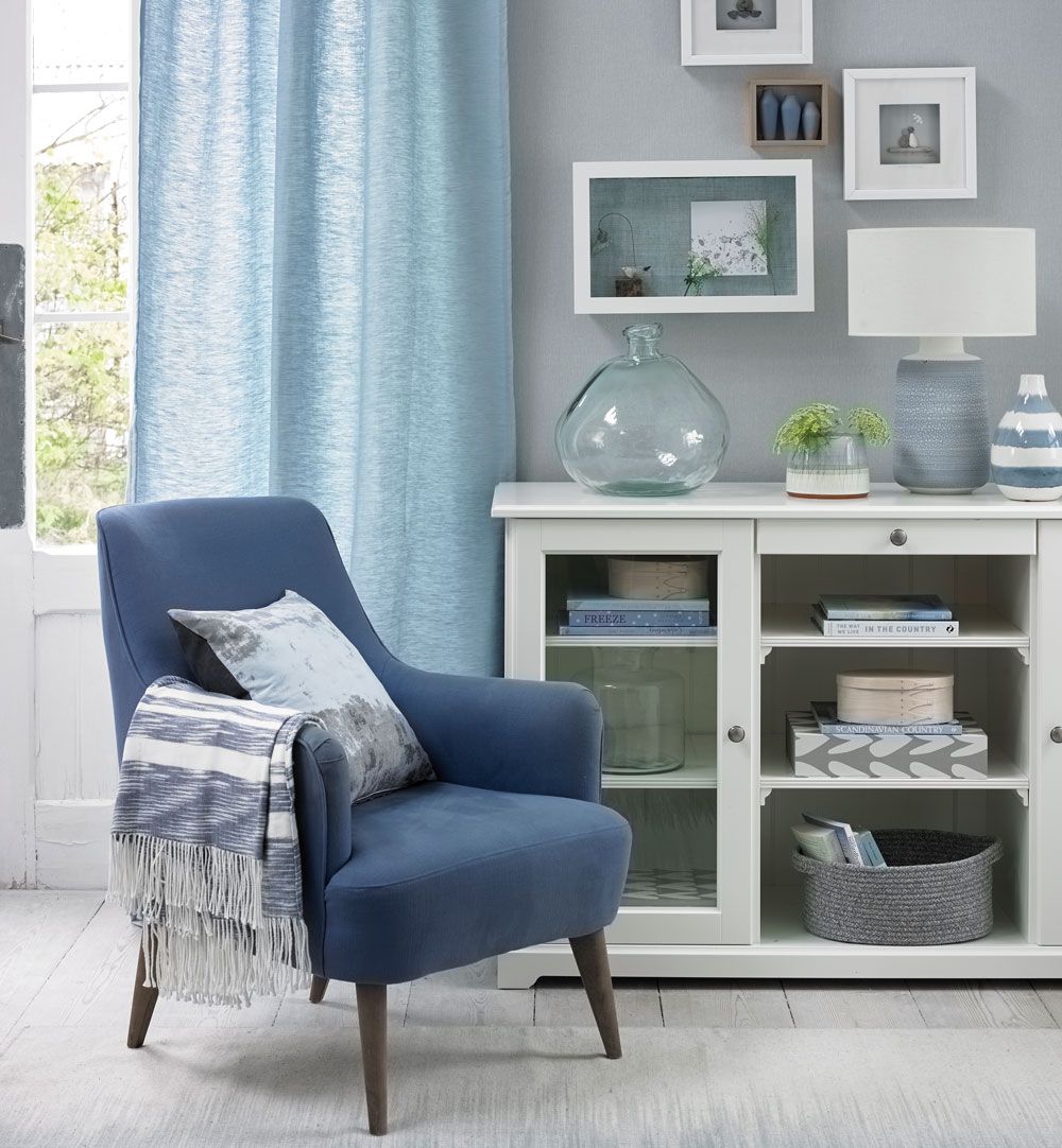 Blue living room ideas – 28 decorating schemes in shades from sky blue ...