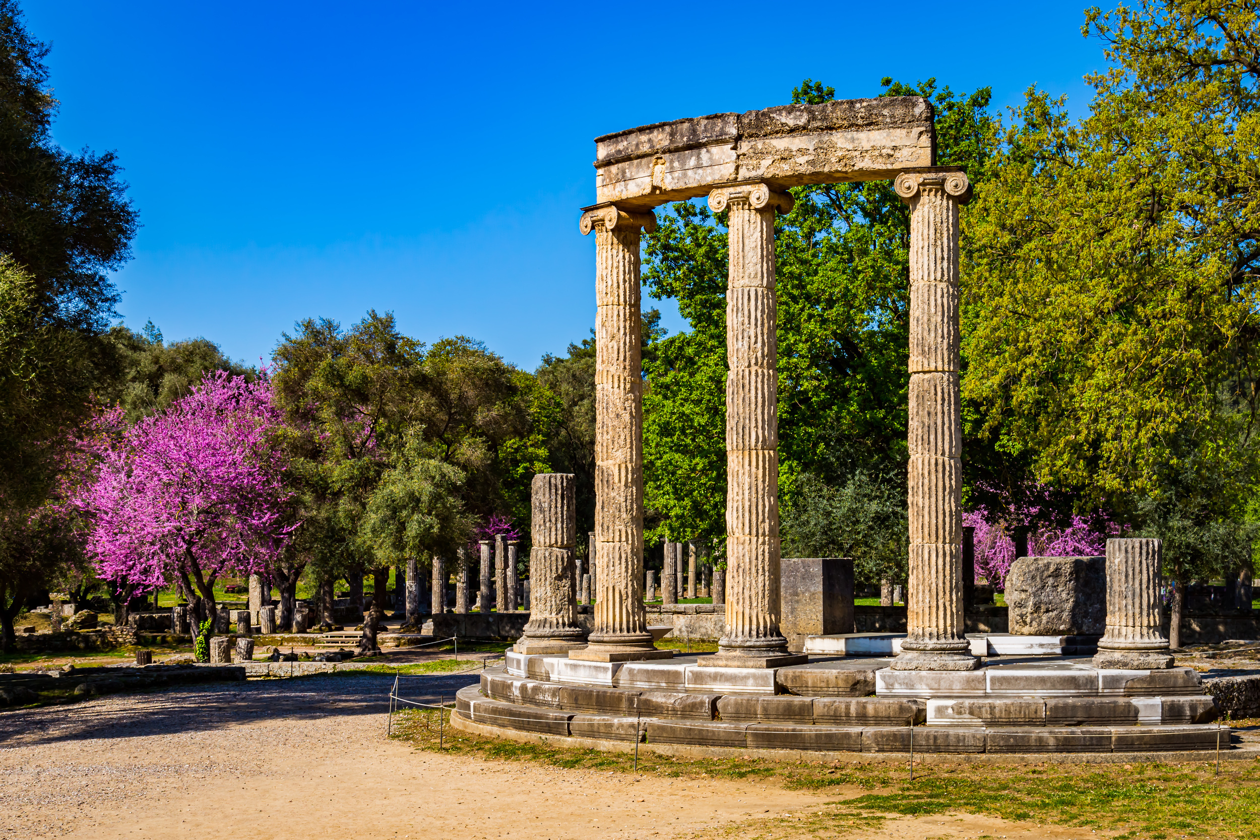 <p>On the Peloponnese Peninsula lies another must-visit, Olympia, the location of the original Olympics. You can tour the Ancient Stadium, temples, and an amazing museum. Next to the site is an adorable village with many amenities, making for a great day!</p><p>You may also like: <a href='https://www.yardbarker.com/lifestyle/articles/18_eco_friendly_tips_for_staying_cool/s1__37653152'>18 eco-friendly tips for staying cool</a></p>