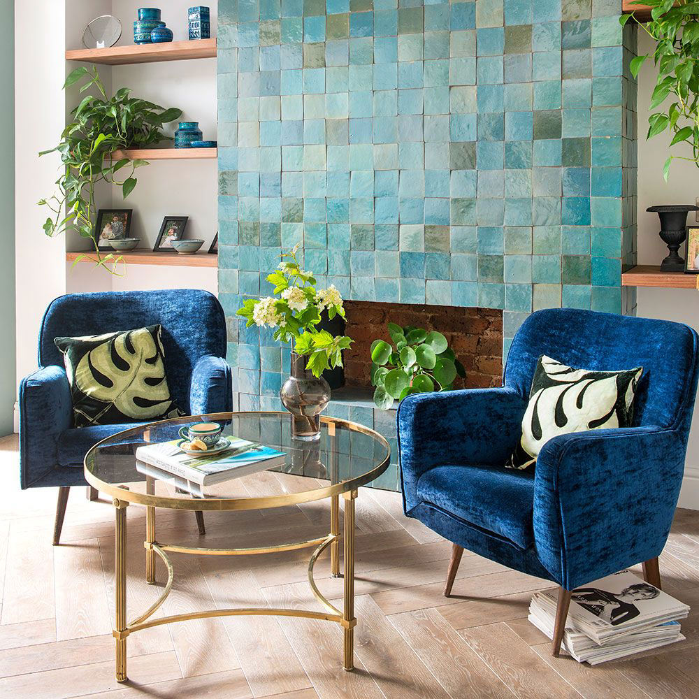 Blue living room ideas – 25 decorating schemes in shades from sky blue ...