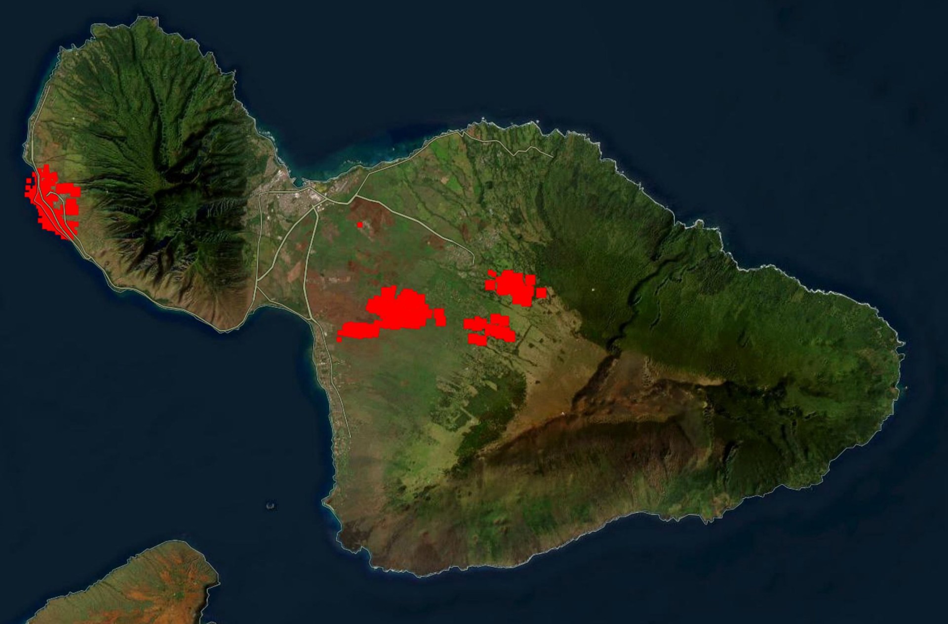 Map of Maui fires shows where deadly infernos are spreading across Hawaii