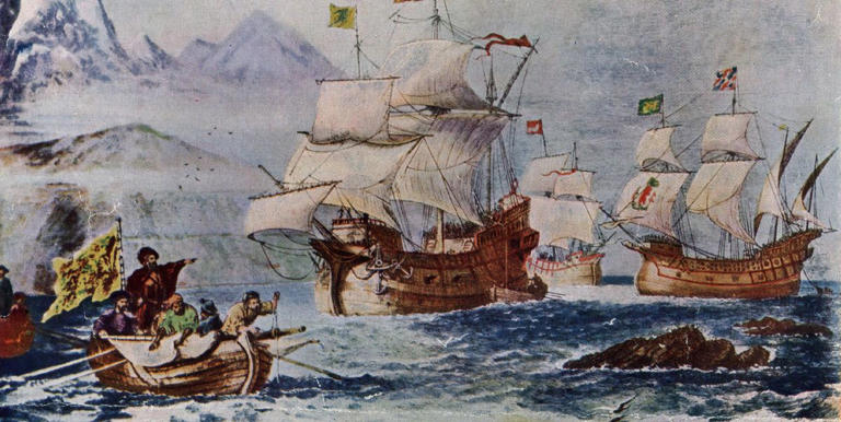 Celebrated and controversial explorers like Christopher Columbus, Marco Polo, and Ferdinand Magellan made groundbreaking journeys across the globe.