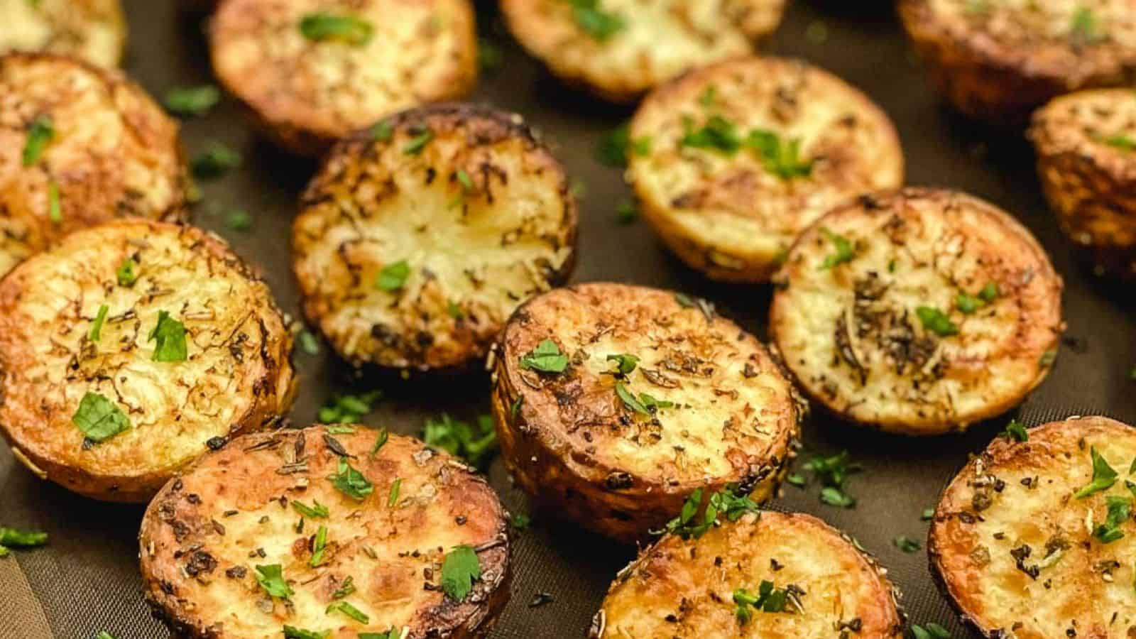 <p>Baby potatoes from the air fryer are a versatile and pocket-friendly side. They go with almost anything. Quick, tasty, and sure to be a hit at the dinner table.<br><strong>Get the Recipe: </strong><a href="https://www.splashoftaste.com/air-fryer-baby-potatoes/?utm_source=msn&utm_medium=page&utm_campaign=msn">Air Fryer Baby Potatoes</a></p>