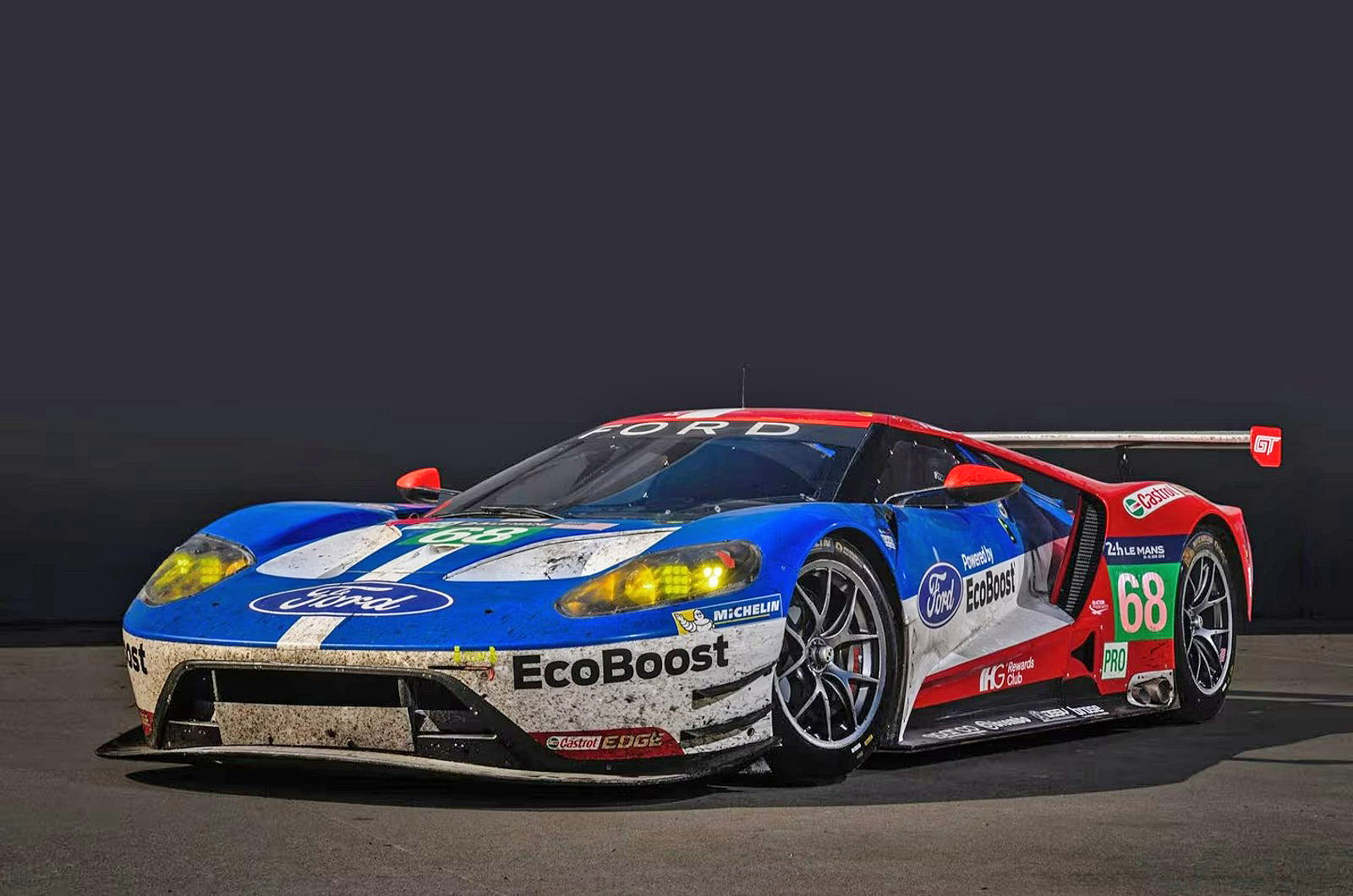 <p>The successor to the legendary GT40, the Ford GT returned to Le Mans in 2016 under the factory-supported Ford Chip Ganassi Racing Team. The car brought advanced racing technologies configured specially for the LM GTE-Pro class, ensuring competitive performance on endurance tracks.</p><p>The GT’s first-place finish at the 24 Hours of Le Mans in 2016 was historic, echoing Ford’s success 50 years earlier. The Ford GT also had consecutive 1-2 finishes at the 6 Hours of Fuji and Shanghai.</p>