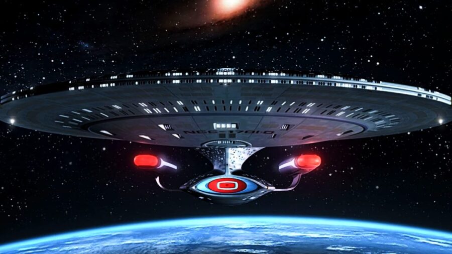 The Enterprise D in <a>Star Trek: Picard</a>