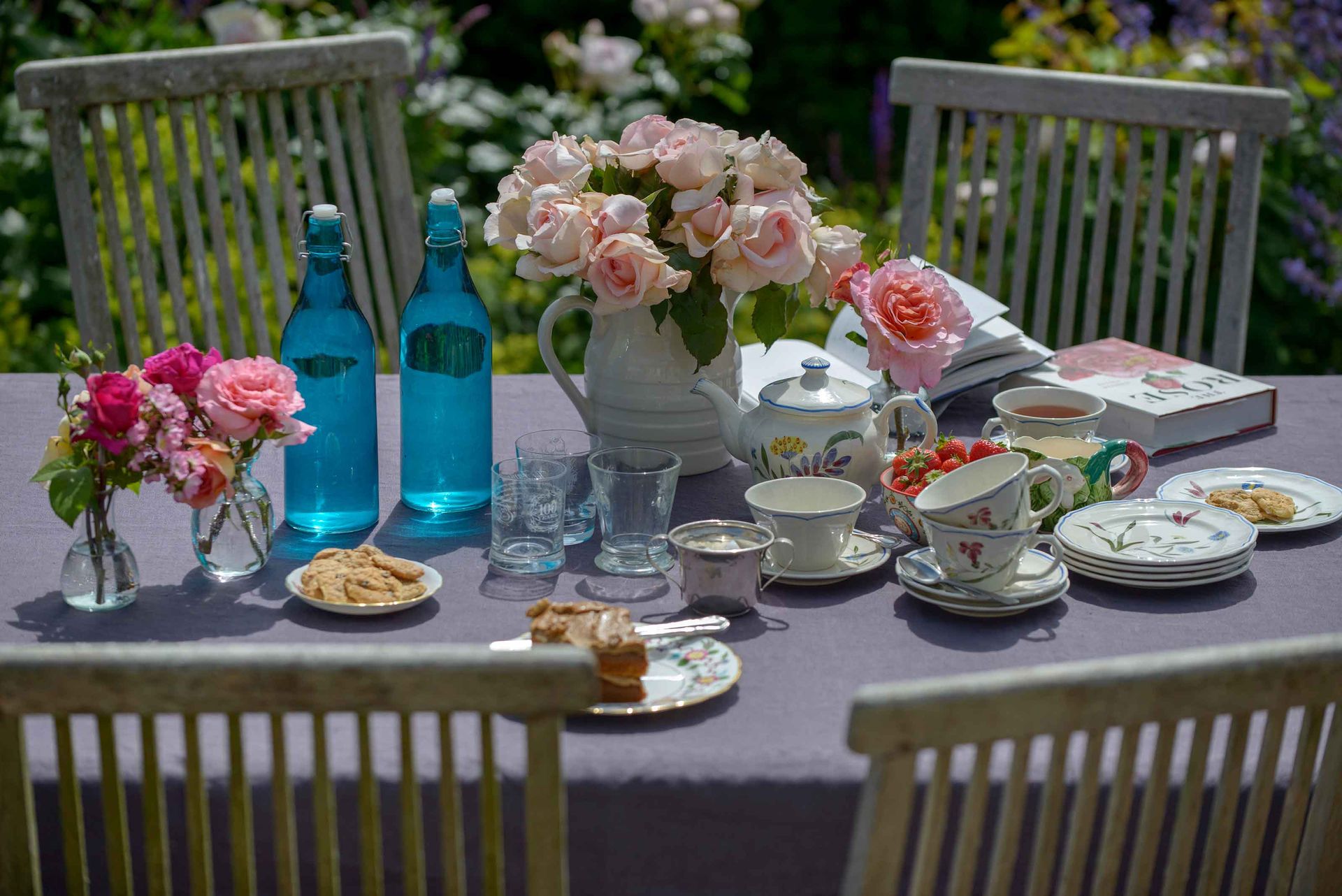<p>                     Love the romantic charm of cottage garden ideas? Then consider throwing a quintessentially-English garden tea party.                   </p>                                      <p>                     Have a rummage through local thrift stores for vintage tableware – think teapots, sugar bowls, and tiered cake stands. Add a linen table cloth in a pastel hue (or opt for a delicate lace design), serve up a classic sponge and sandwiches, and don't forget plenty of sweetly-scented roses as a centerpiece.                   </p>