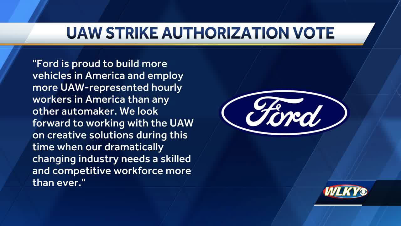 Ford union workers in Louisville begin strike authorization vote