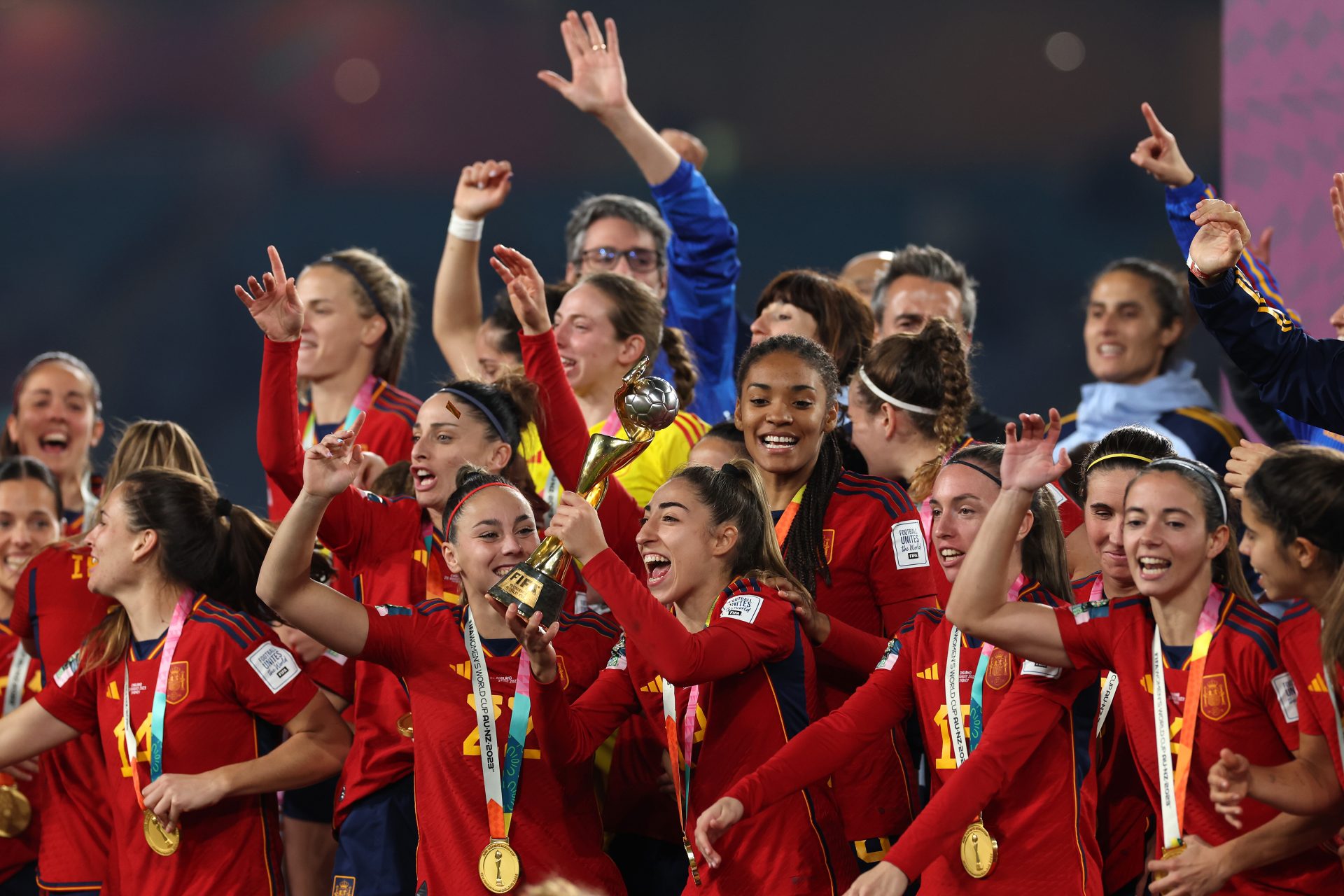 The Most Exciting Images Of Spain's Victory In The Women's World Cup