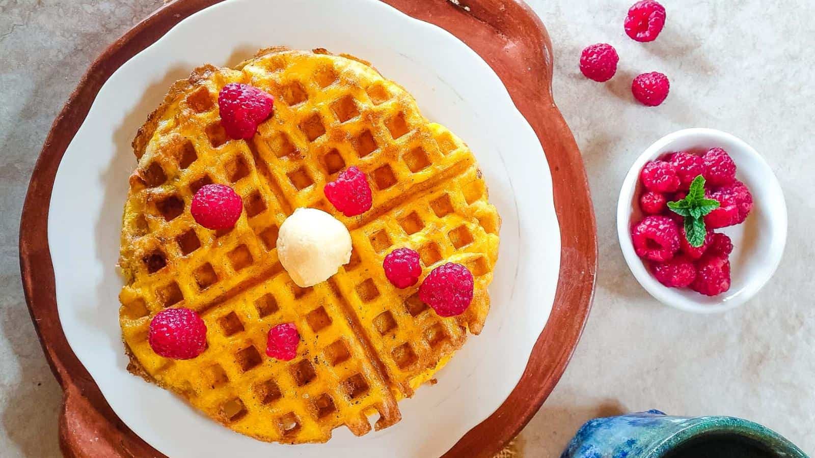 <p>Breakfast couldn’t get simpler with these 2-Ingredient Flourless Waffles. They’re low-carb and so easy to make, you’ll wonder why you haven’t tried them sooner. Even if cooking’s not your thing, these waffles have got you covered.<br><strong>Get the Recipe: </strong><a href="https://www.primaledgehealth.com/2-ingredient-keto-waffles/?utm_source=msn&utm_medium=page&utm_campaign=msn">2-Ingredient Flourless Waffles</a></p>